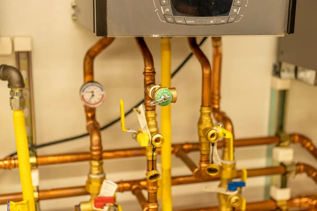 Licensed technician providing Water Heater Installation for a homeowner in German